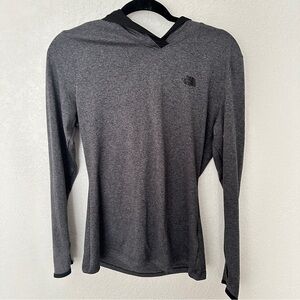 🖤❣️North Face Long Sleeve FlashDry Running Hiking Layer Top Hood & Thumb Holes